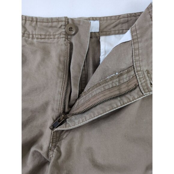 Gap Cargo Shorts Mens 32 Green Casual Hike Outdoor Y2K Gorpcore Thick Cotton - Picture 5 of 9